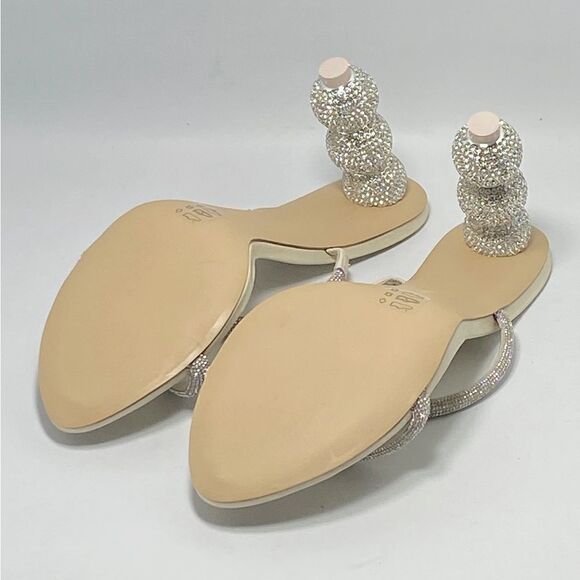 Cult Gaia Envi Embellished High Heel Slide Sandals size 40 - Picture 11 of 12